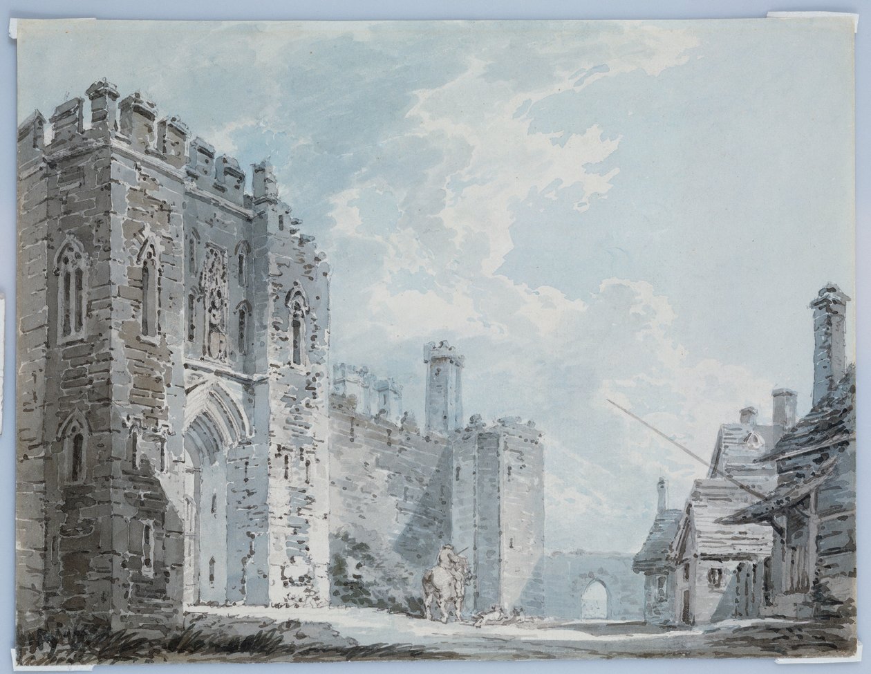 ゲートウェイ、ロチェスター、c.1793-94 作： ジョセフ・マロード・ウィリアム・ターナー