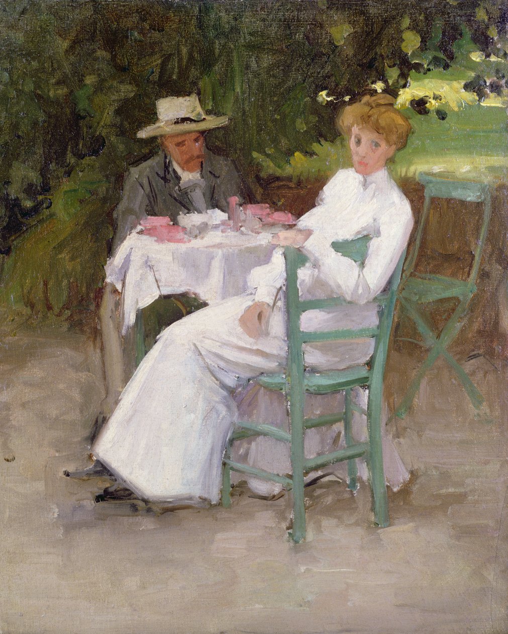 美品★リントンズ  額入り絵画 “Afternoon tea ” Afternoon Tea