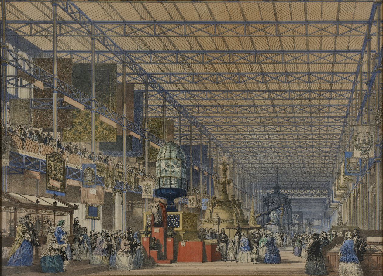 「1851年の大展覧会のディキンソンの総合的な写真」から、1854年に公開されました。 作： ジョセフ・ナッシュ