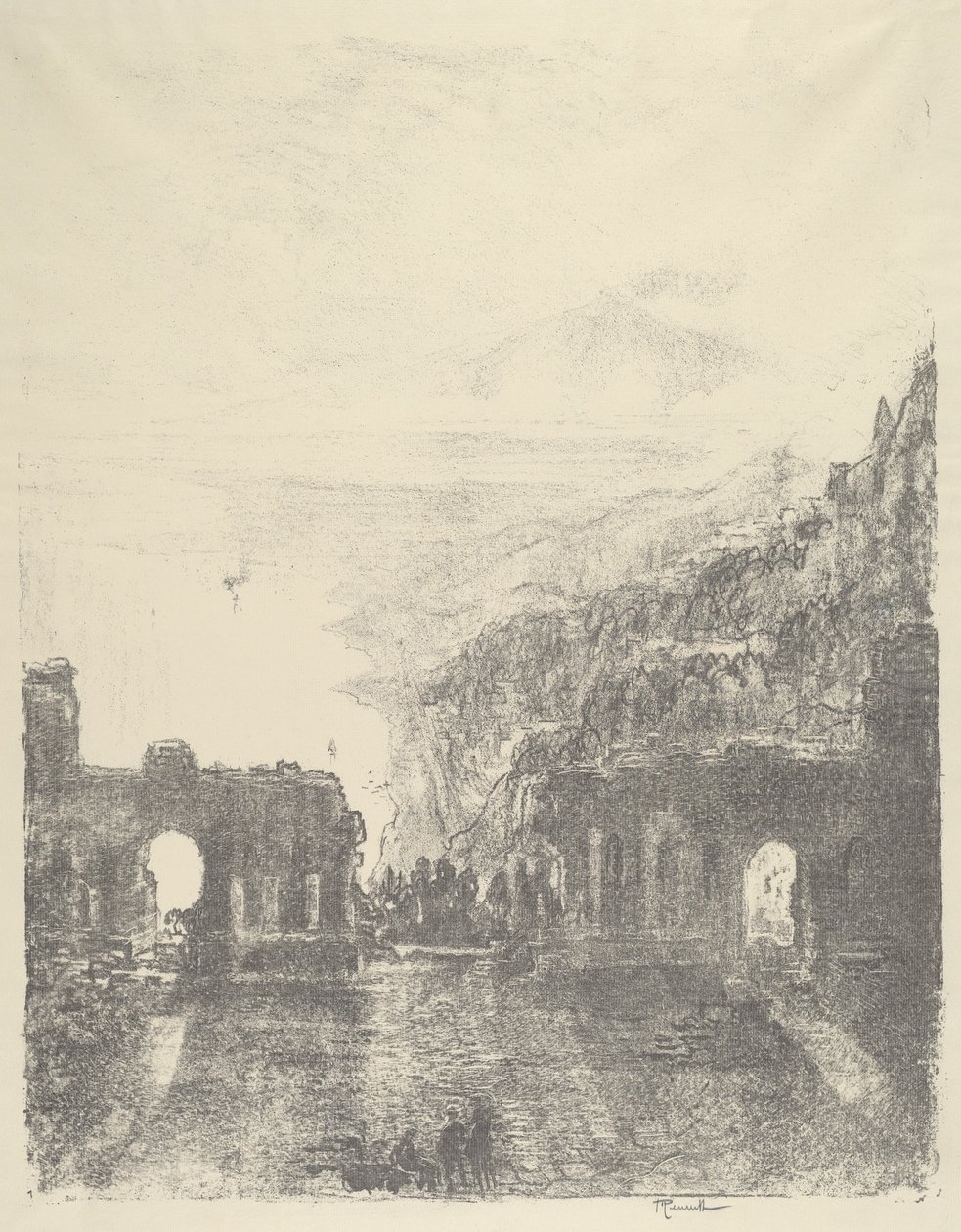 Aetna Over Taormina, 1913年。 作： ジョセフ・ペネル