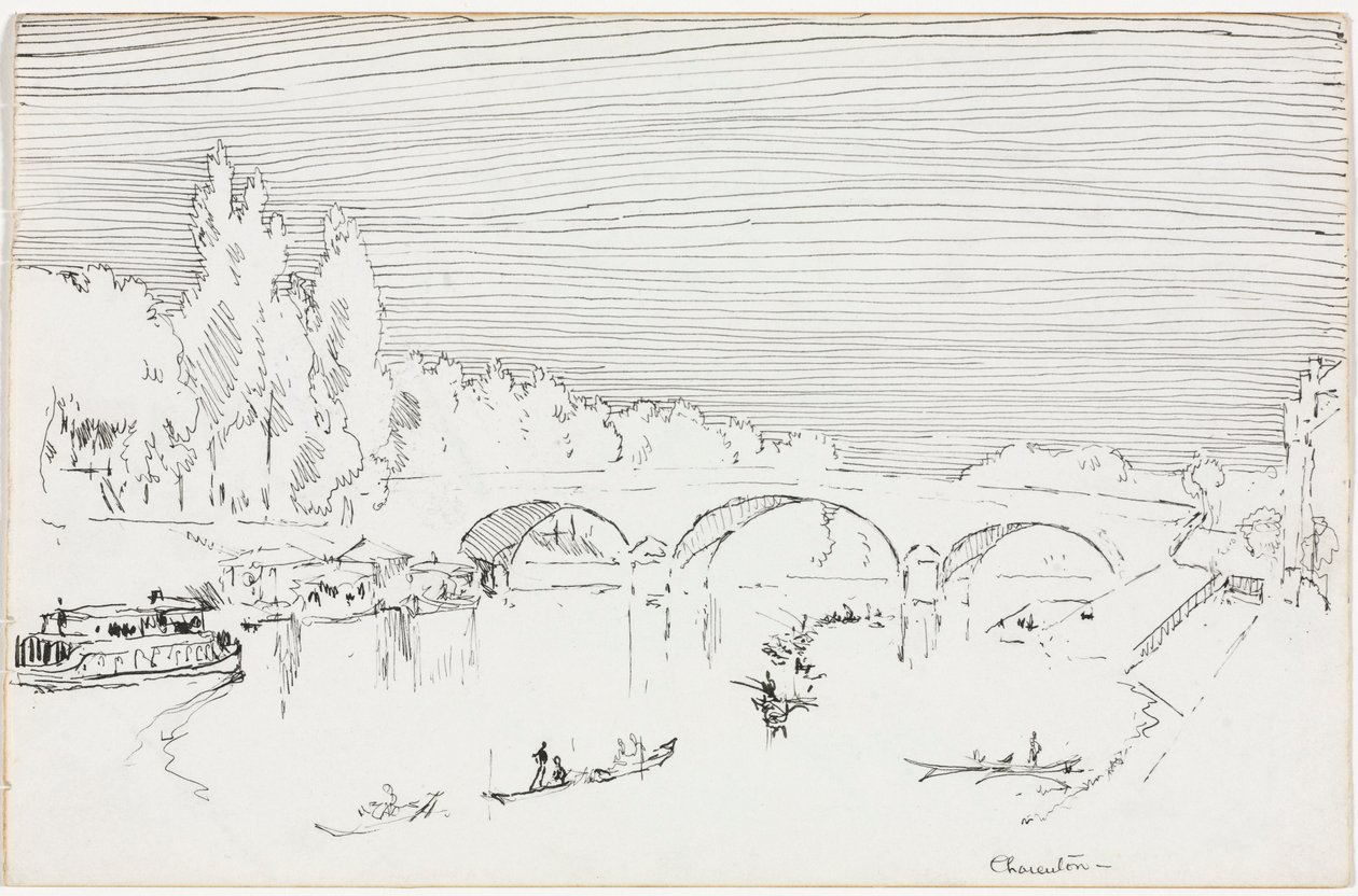 シャレントンルポン、ca。 1893。 作： ジョセフ・ペネル