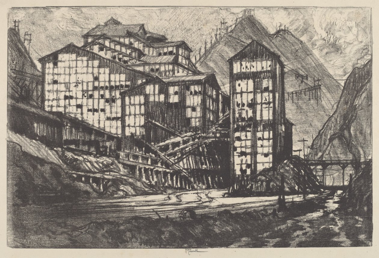 オールド ミリオン アイズ、1910 年。 作： ジョセフ・ペネル