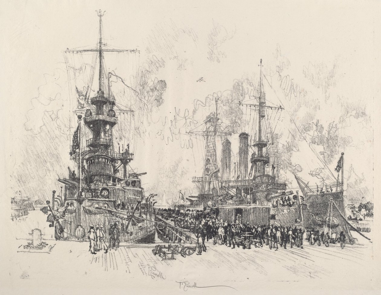 1917年、再び任務に就く 作： ジョセフ・ペネル