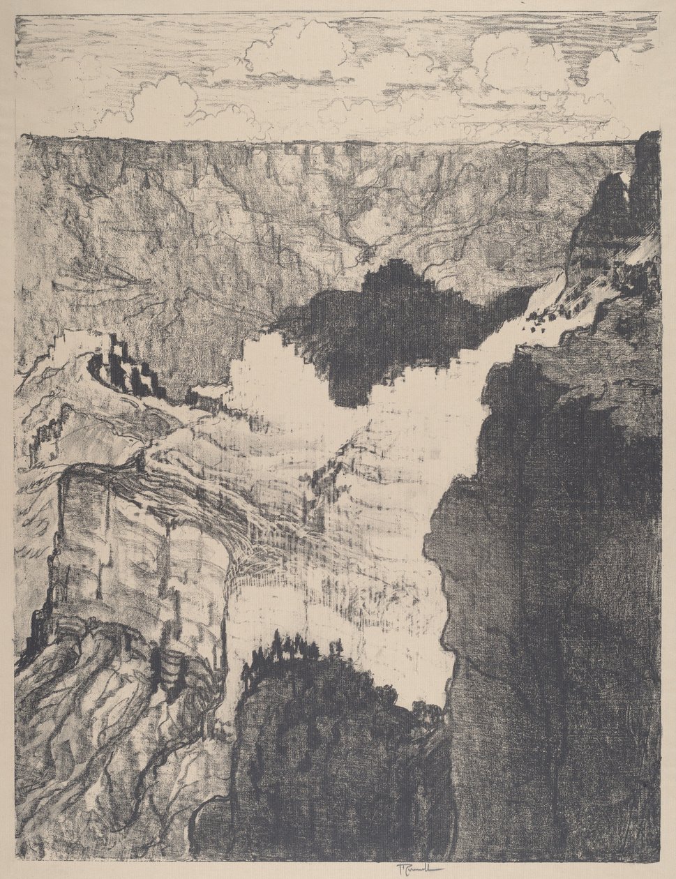 Road to the White City, No.I, 1912. 作： ジョセフ・ペネル