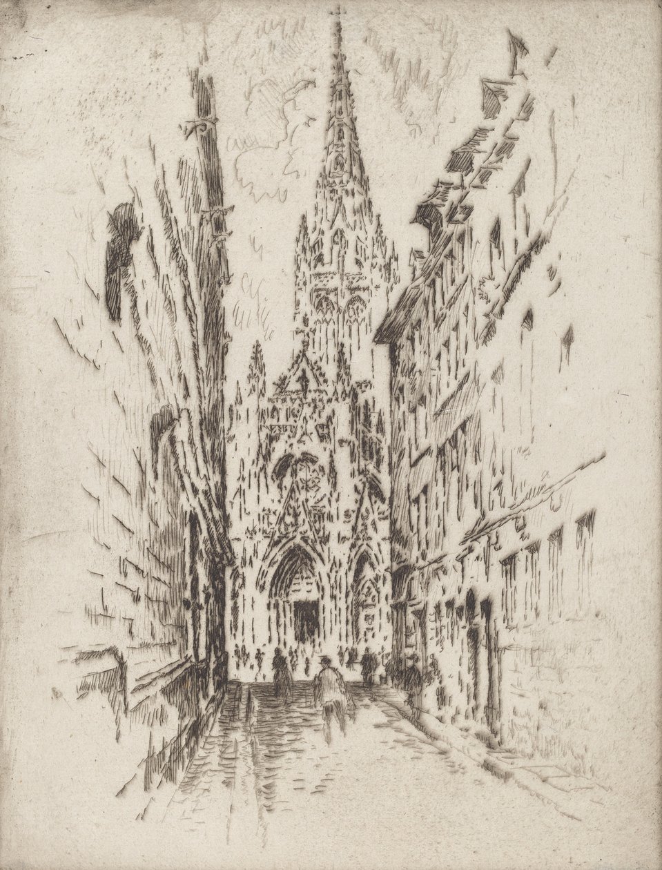 San Maclou, Rouen, 1907. 作： ジョセフ・ペネル
