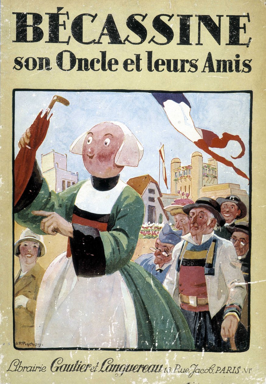 Becassine, son uncle et leurs amis", eds gautier Langereau (1926)の表紙。 作： ジョセフ・ポーフィーリー・ピンチョン