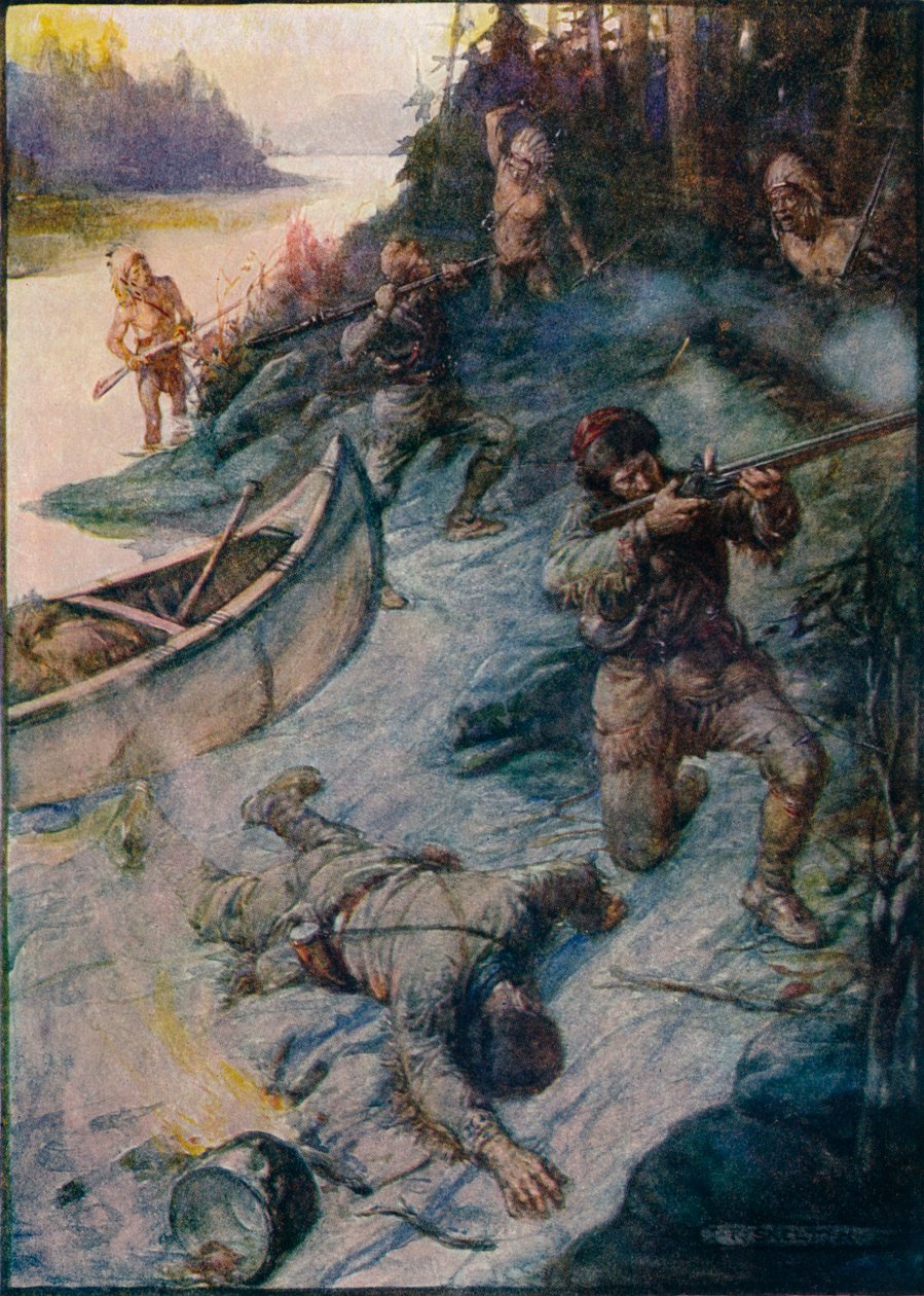 安全な人間は無かった、生命は安全ではなかった、1908年、c1920 作： ジョセフ・ラトクリフ・スケルトン