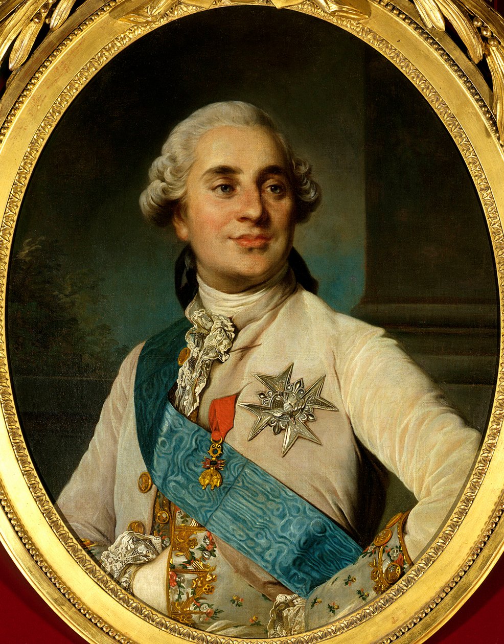 フランス国王ルイ16世（1754 - 1793）の肖像。ジョセフ・シフレッド・デュプレシ（1725-1802）の絵画（ジョセフ・シフレッド、ジョセフ・シフレッド、ジョセフ・シフリン、ジョセフ・シフリン）。 作： ジョセフ・シフレッド・デュプレシス