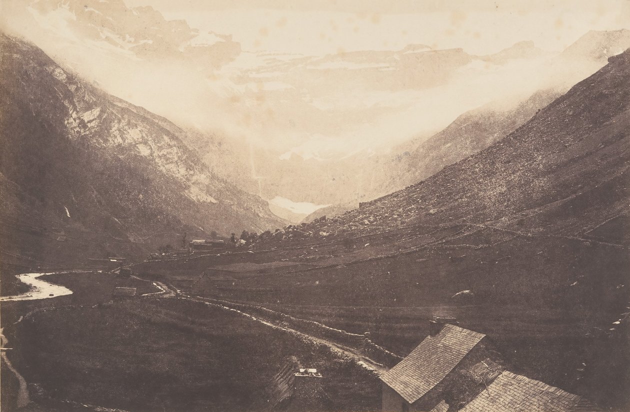 Cirque de Gavarnie, St Sauveur, 1853年。 作： ジョセフ・ヴィジエ