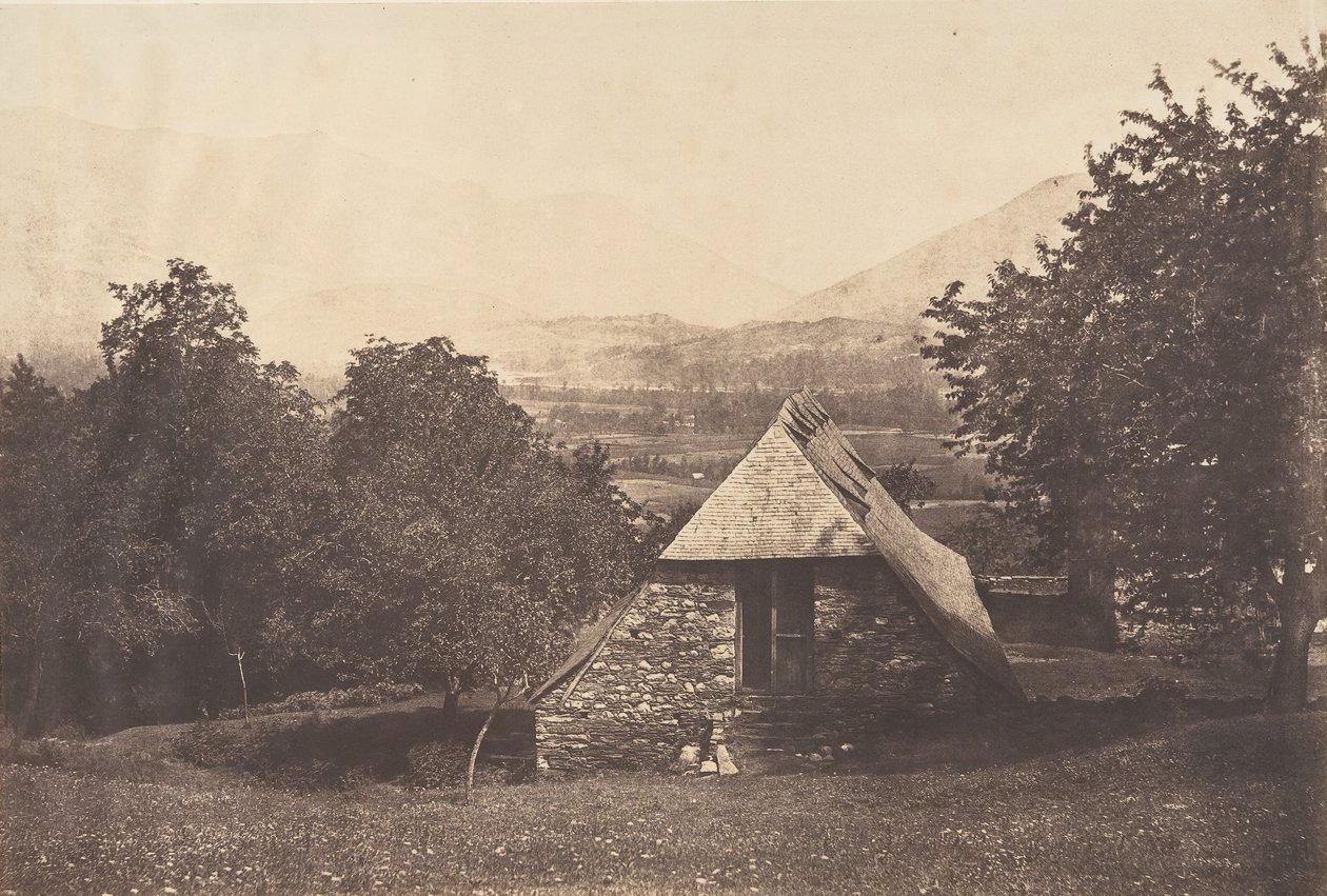 Despourreinsの農場の近くにあるArgelèsの谷。St-Sauveur, 1853年。 作： ジョセフ・ヴィジエ