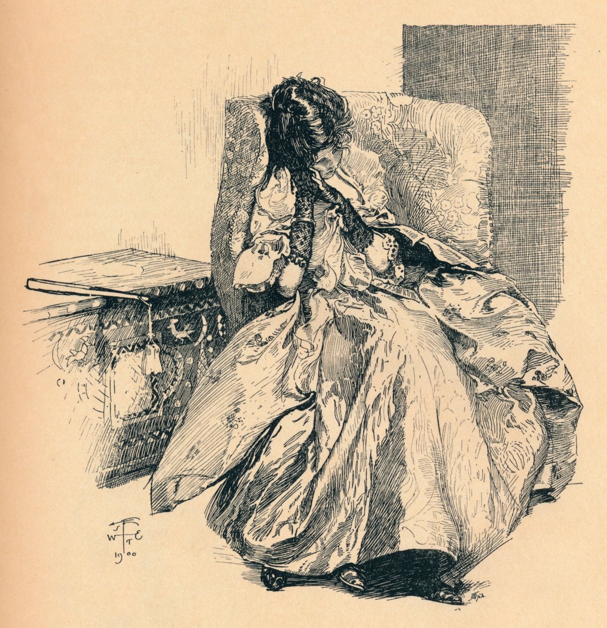a Reverie、c1900 作： ジョセフ・ウォルター・ウェスト