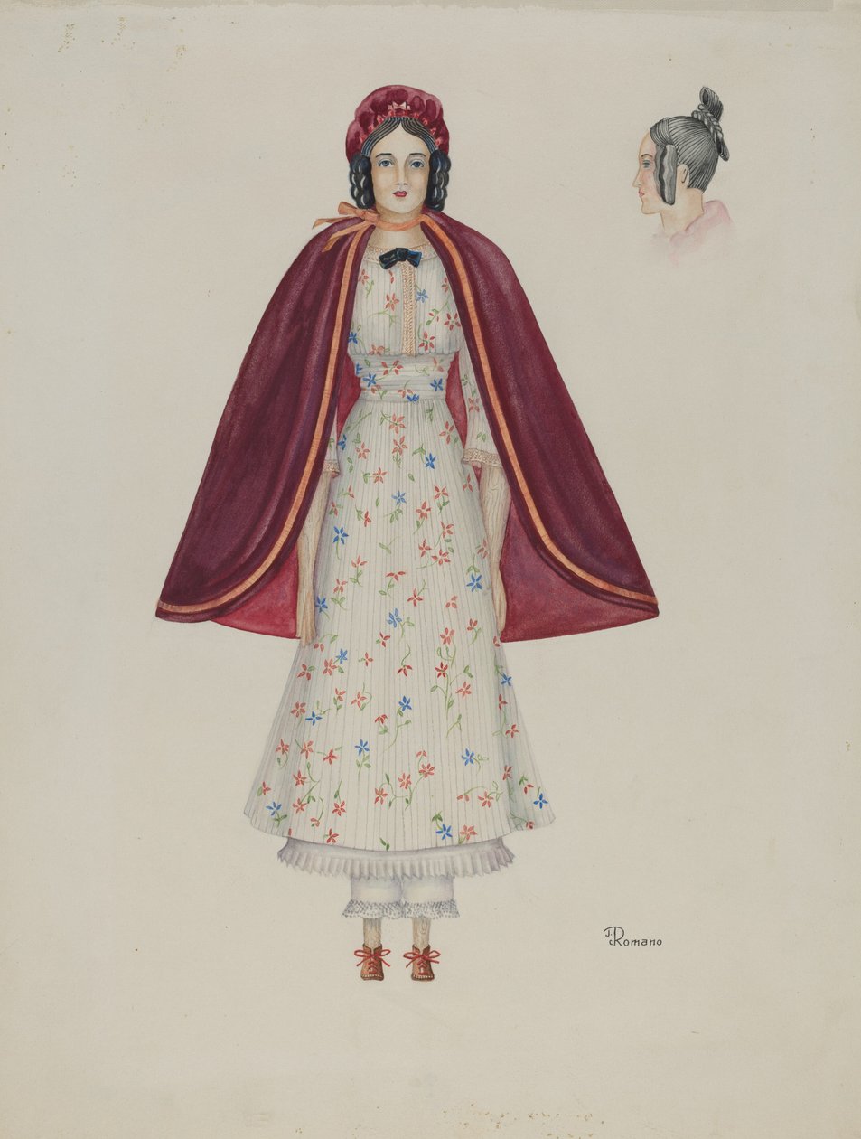 人形 - Narcissa Savery, c. 1937. 作： ジョセフィンC.ロマーノ