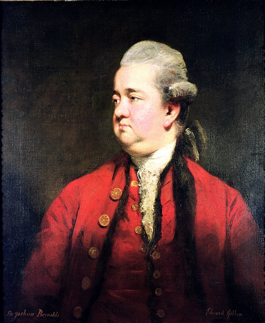 エドワード・ギボンの肖像（1737-94）c.1779 作： ジョシュア・レイノルズ