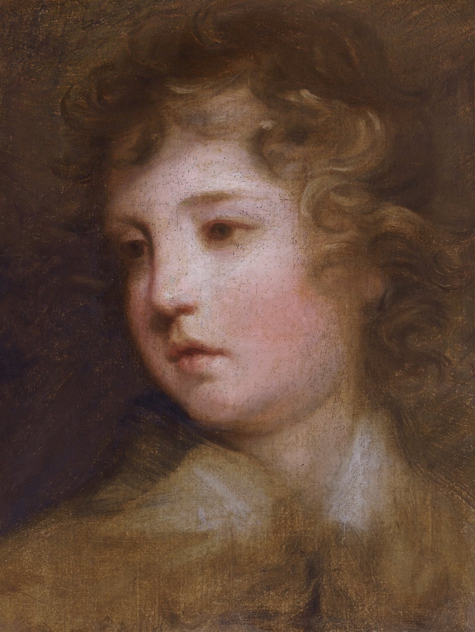 少年としてのジョージ・シーモア・コンウェイ卿（1763-1848）の肖像画の研究 作： ジョシュア・レイノルズ