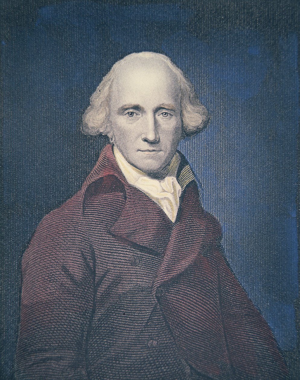 ウォーレン・ヘイスティングス、H.ロビンソンの刻印、1835年頃（カラーリトグラフ 作： ジョシュア（後）レイノルズ