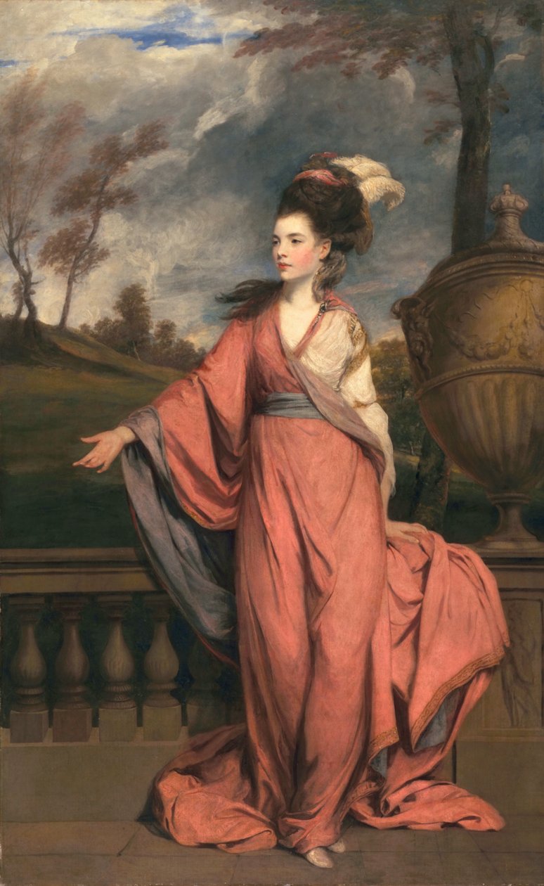 ジェーン・フレミング、後にハリントン伯爵夫人、c.1778-79（キャンバスに油彩） 作： ジョシュア・レイノルズ