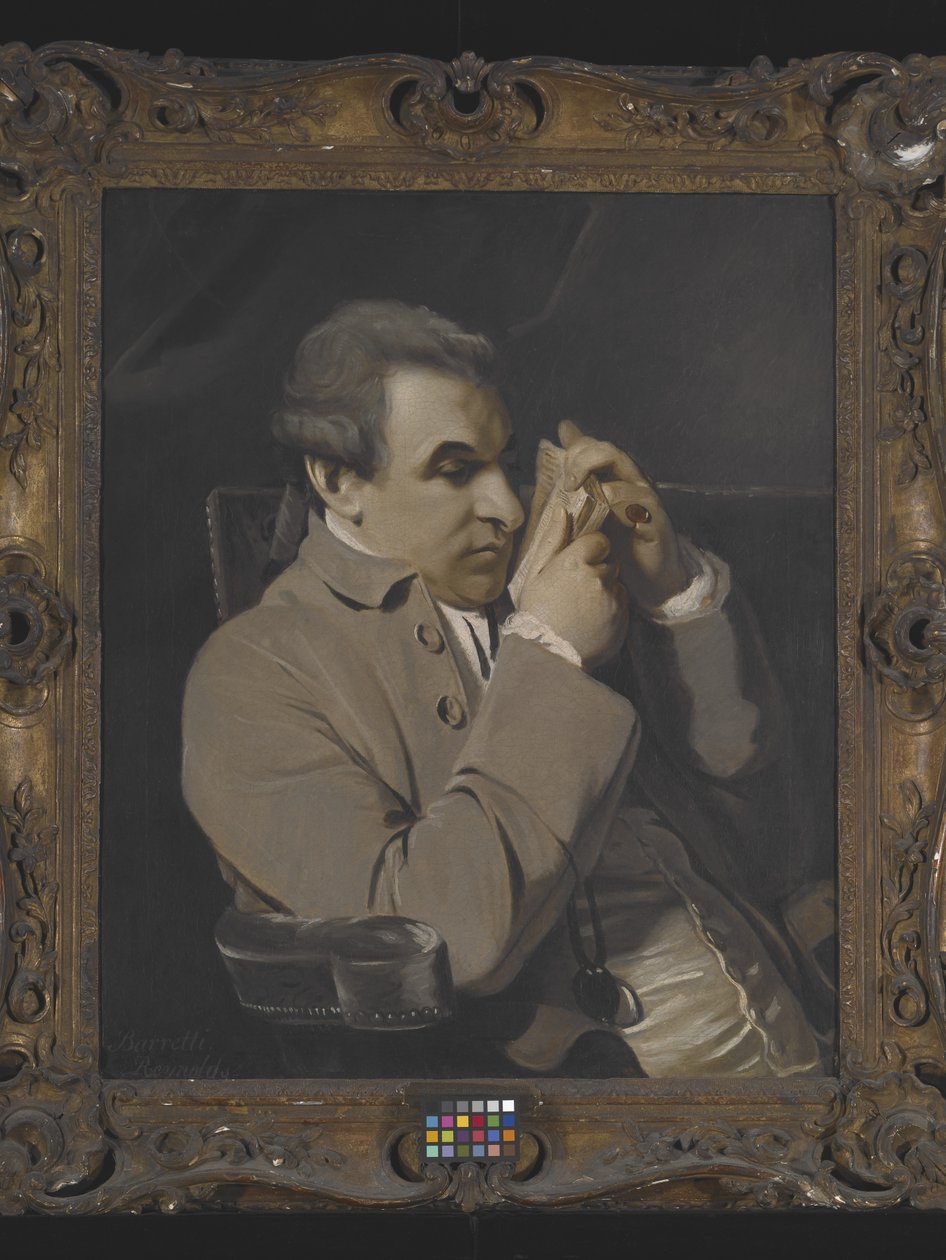 Retrato de Joseph Baretti (óleo sobre tela) 作： ジョシュア・レイノルズ