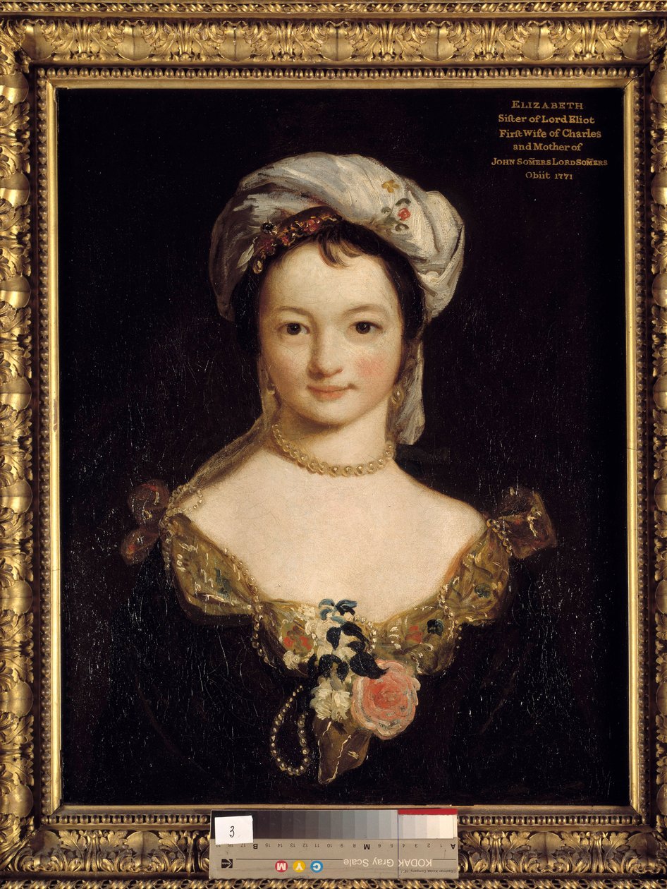 エリザベス・エリオット嬢の肖像画 ジョシュア・レイノルズ（1723-1792）作 作： ジョシュア・レイノルズ