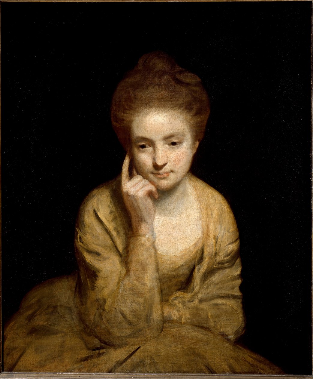 若い女性の肖像」のための習作（絵画