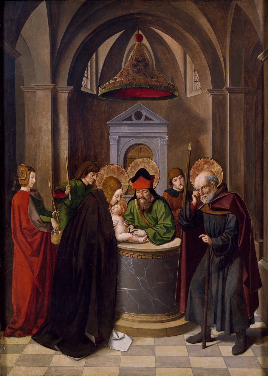 Josse Lieferinxeによるイエスの割礼（1508年以前に死亡） 作： Josse (fl.1493-1508) リーフェリンクス