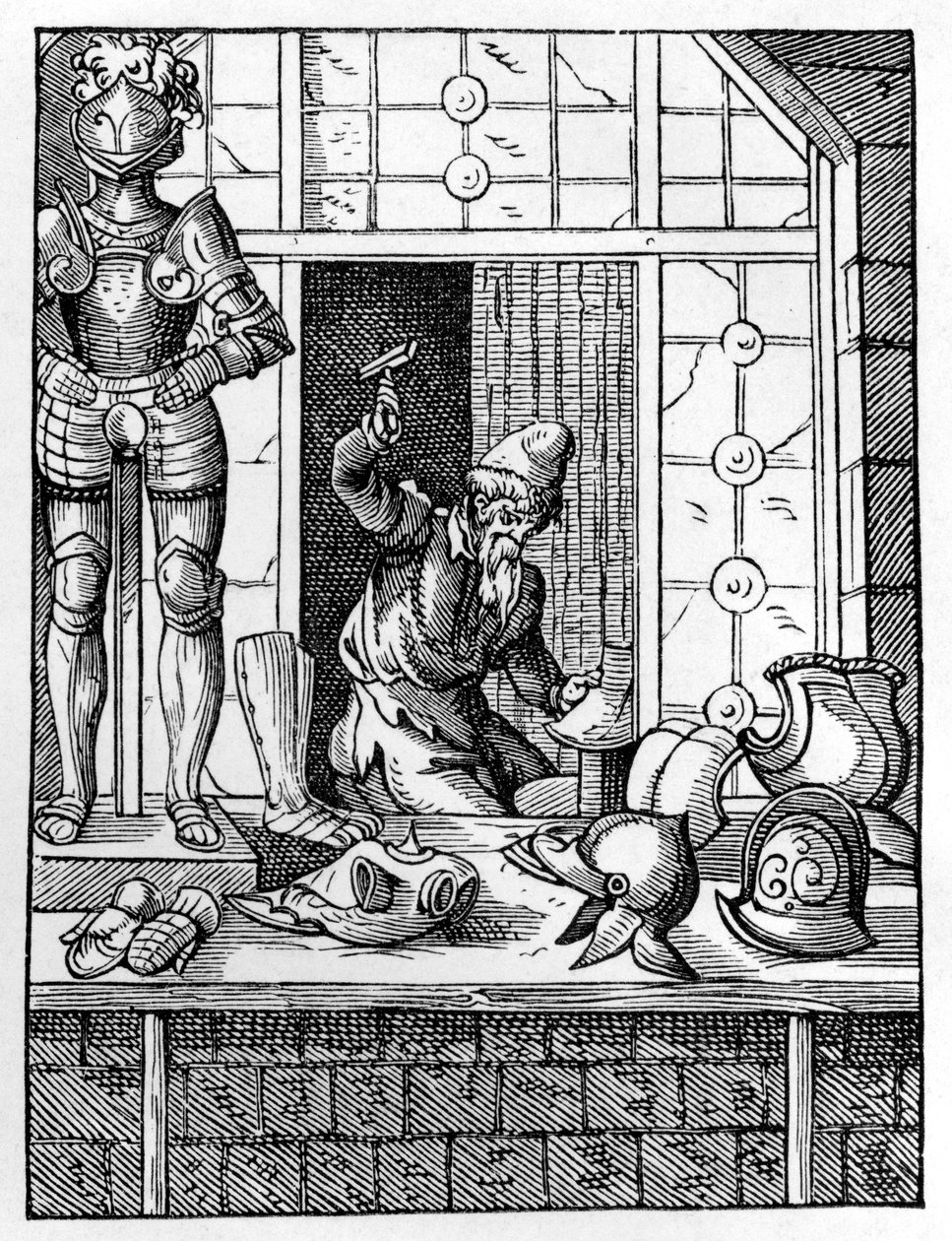 甲冑師、c1559-1591 作： ヨーストアンマン