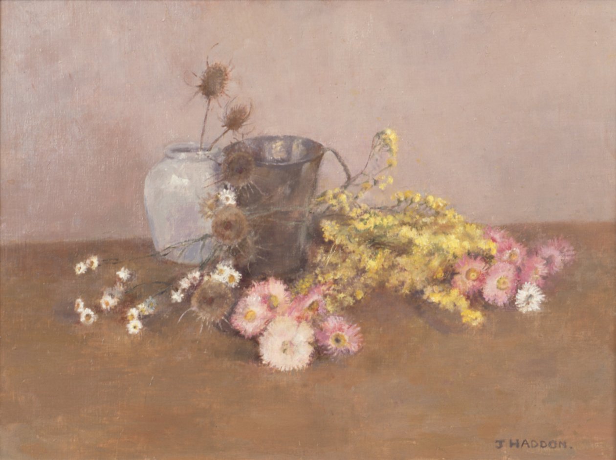 花の静物（絵画） 作： ジョイス・ハドン
