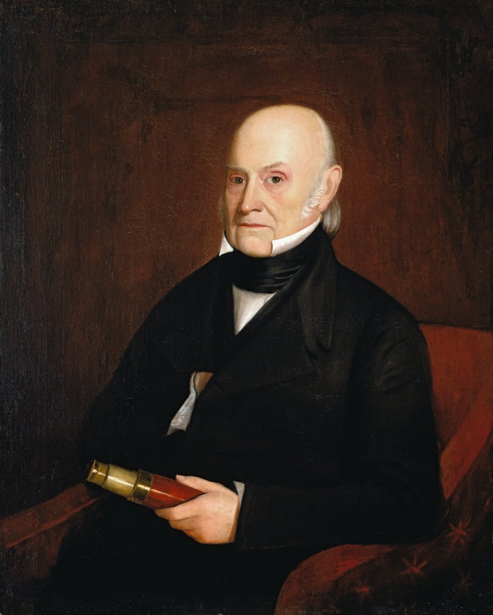アメリカ合衆国の第6代大統領であるジョンクインシーアダムスの肖像（1767-1848） 作： ウィリアム・ハドソン
