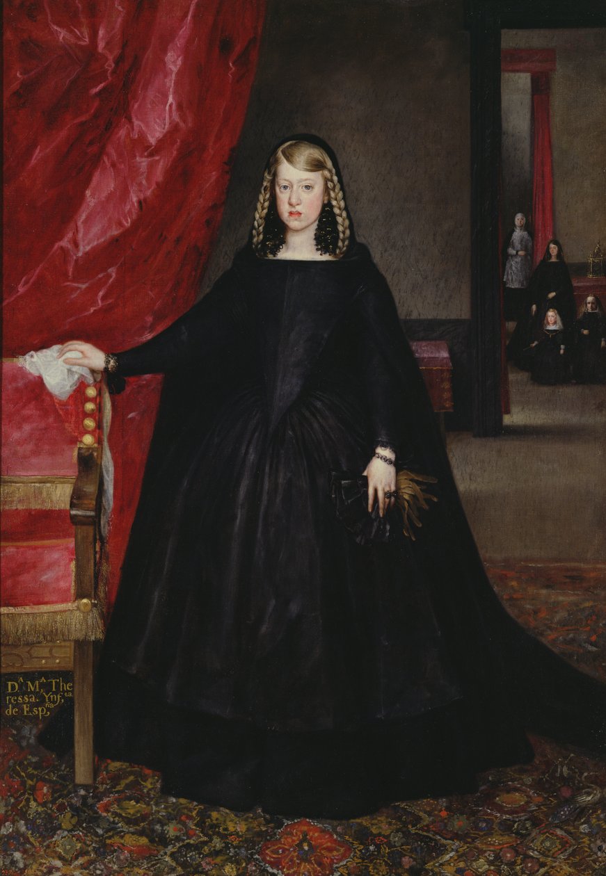 オーストリアの皇后ドナマルガリータの喪服（1480-1530）1666 作： フアン・バウティスタ・マルティネス・デル・マゾ
