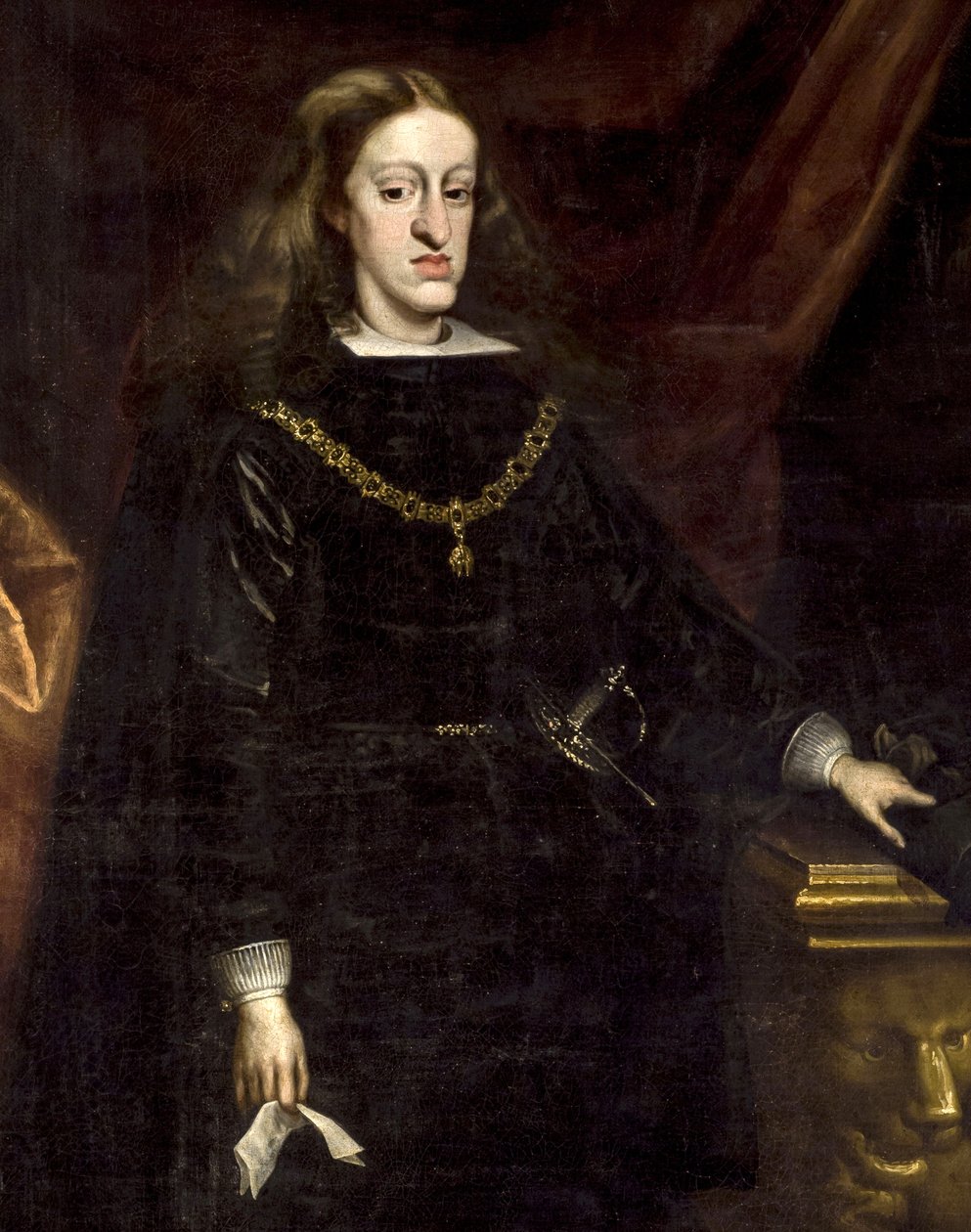 スペインのチャールズ2世（1661-1700） 作： フアン・カレーニョ・デ・ミランダ