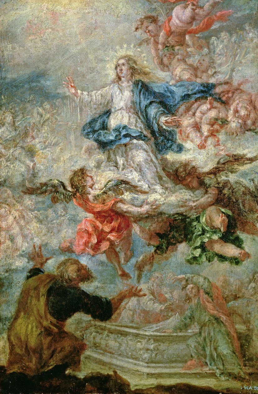 聖母マリアの被昇天、1676年 作： ファン・デ・バルデス・リアル