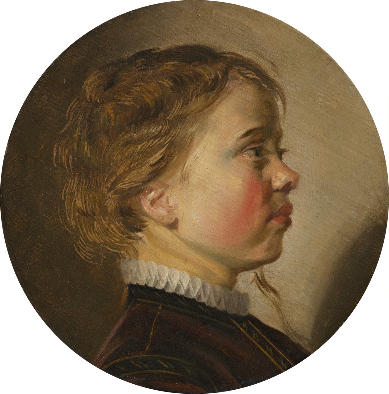 プロフィールの少年、c。 1630年。 作： ジュディス・レイスター