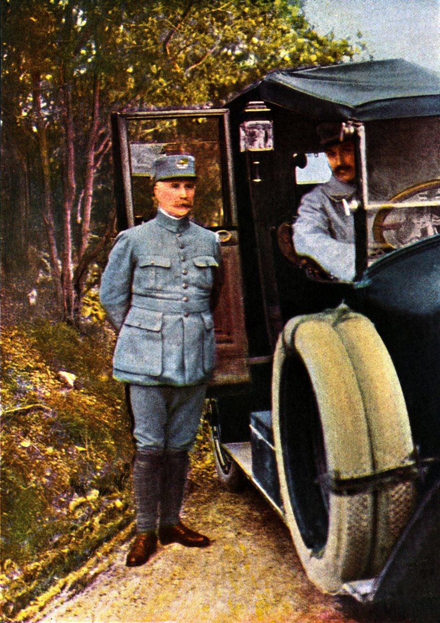 フィリップ・ペタン将軍、1916年9月（オートクローム） 作： ジュール・ジェルヴェ・コートテルモント