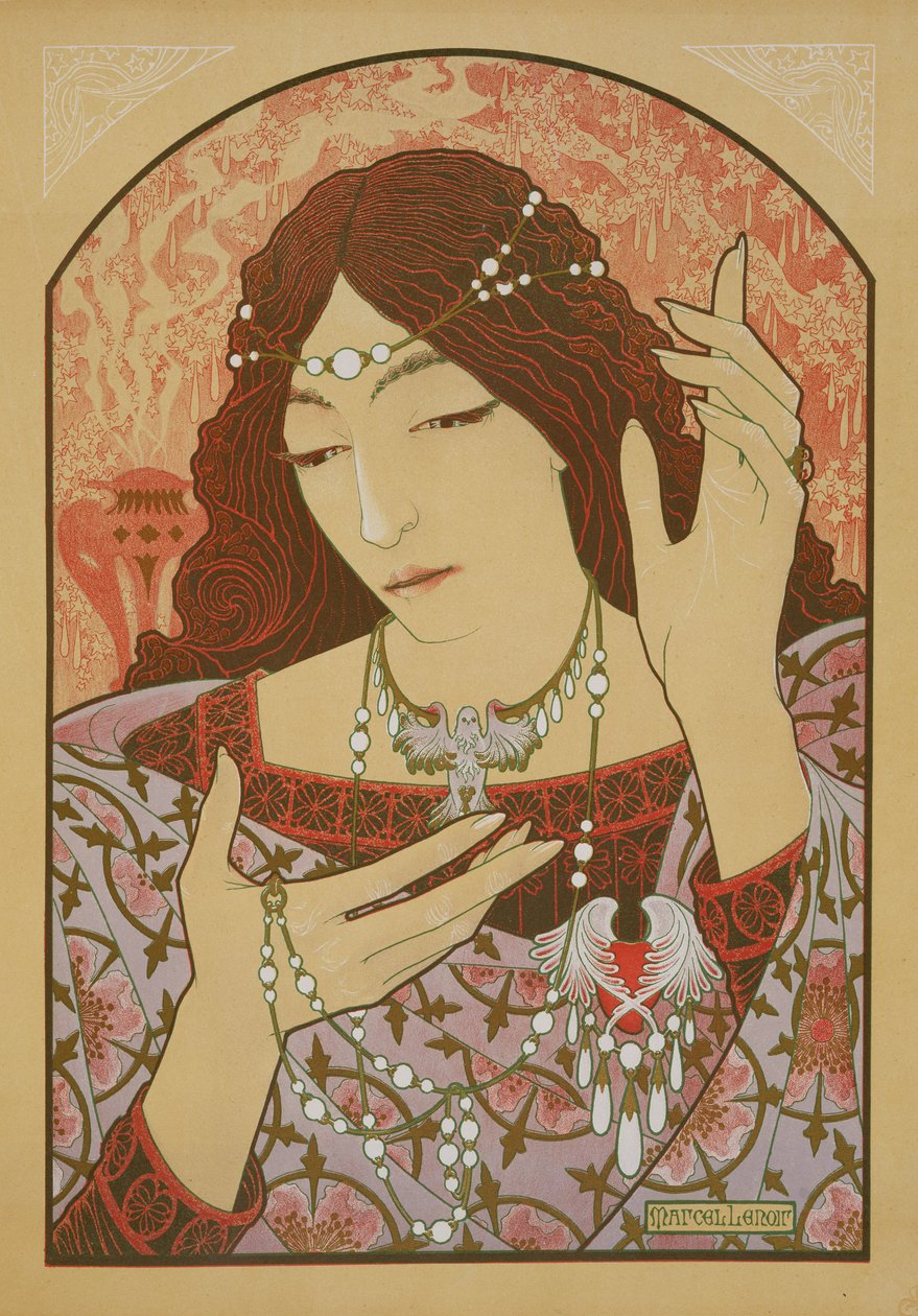 LEstampe ModerneからのGreen Onyxのマドンナへの呼び出しは、パリ1897-99を公開しました 作： ジュール・マルセル・ルノワール