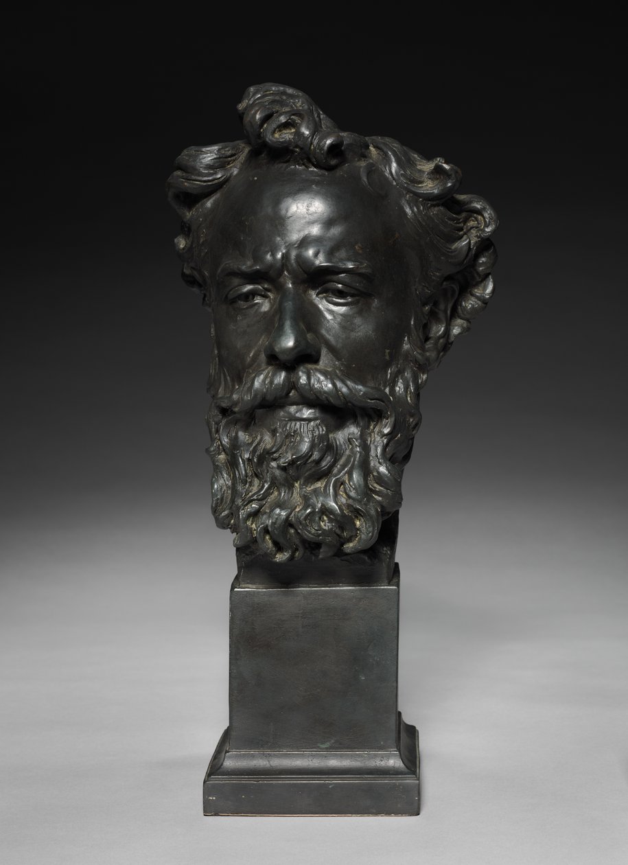 アルフォンス・ルグロの頭、c。 1876年。 作： ジュール・ダルー