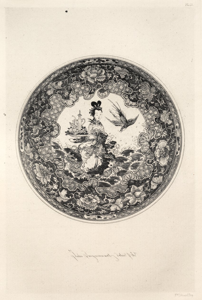陶芸の歴史：陶器の記述的および哲学的研究... Plate V、1877。 作： ジュール・フェルディナンド・ジャックマート
