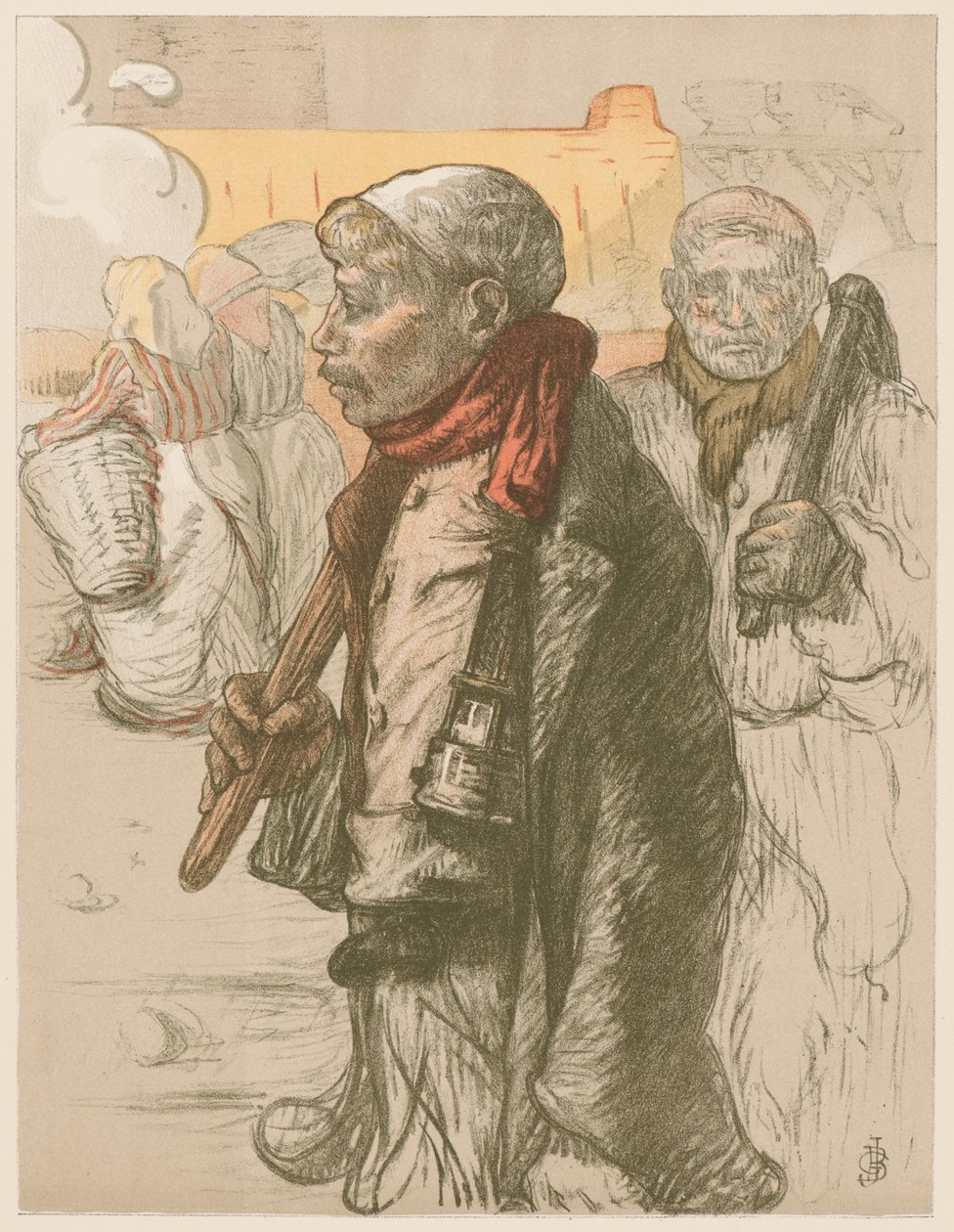 Au Pays Noir ブラックカントリーにて、1898年頃。 作： ジュールス・ベッソン
