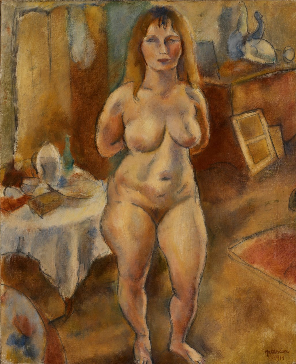 Standing Nude in the Studio (Nu debout Ã l