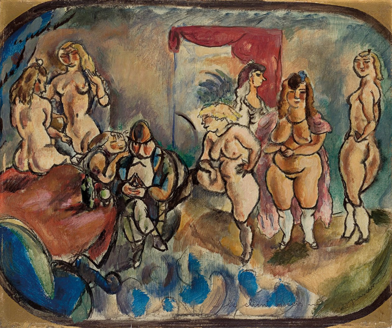 未定のクライアント; Le client indecis、1916 作： ジュール・パスシン