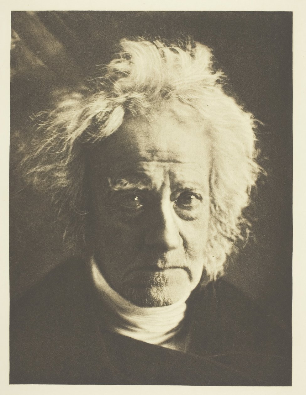 Sir John Herschel, 1867, 1890年10月に印刷。 作： ジュリア・マーガレット・キャメロン