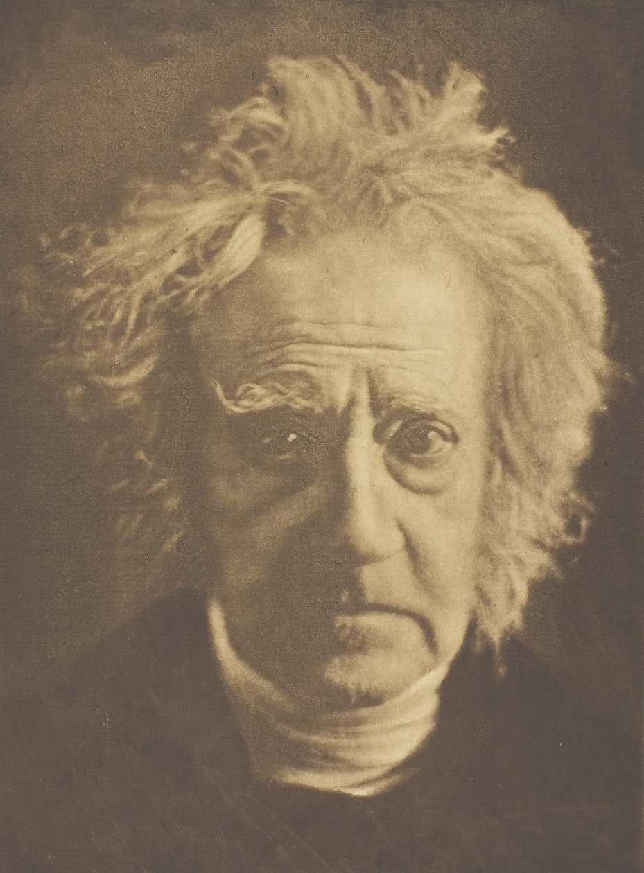 Sir John Herschel, 1867, 1893年頃に印刷されたものです。 作： ジュリア・マーガレット・キャメロン