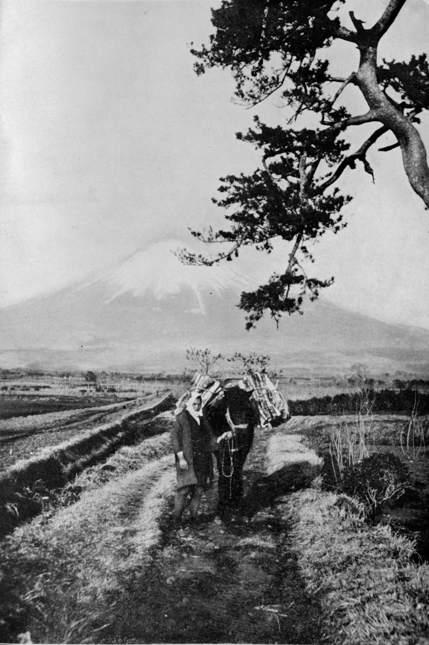 富士地方の農民は、名前ではなく、名誉ある山、c1900、 作： ジュリアンレナードストリート