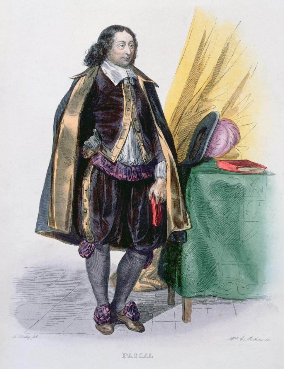 ブレーズ・パスカル（1623-62）、1841 作： ジュリアン・レオポルド・ボイリー
