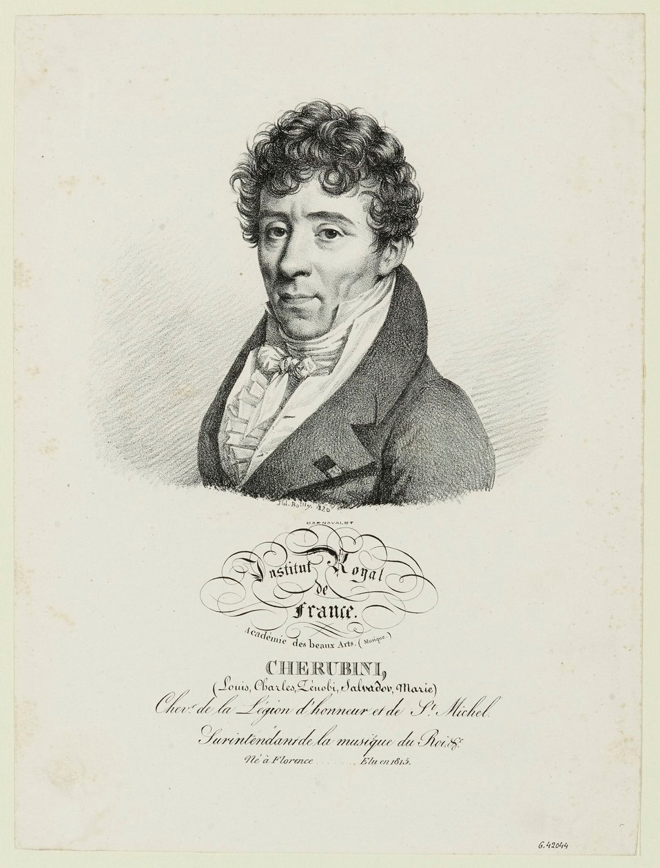Cherubini, (Louis, Charles, Zénobi, Salvador, Marie) 作： ジュリアン・レオポルド・ボイリー