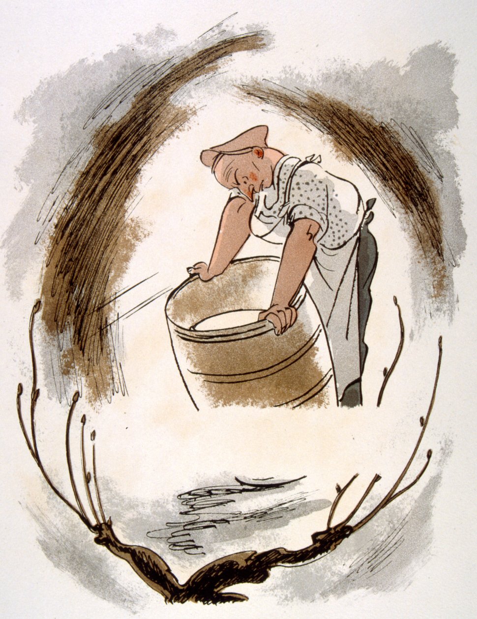 ユーモラスなワインのイラスト 1946.Illustration by Julien Pavil 作： ジュリアン・パヴィル