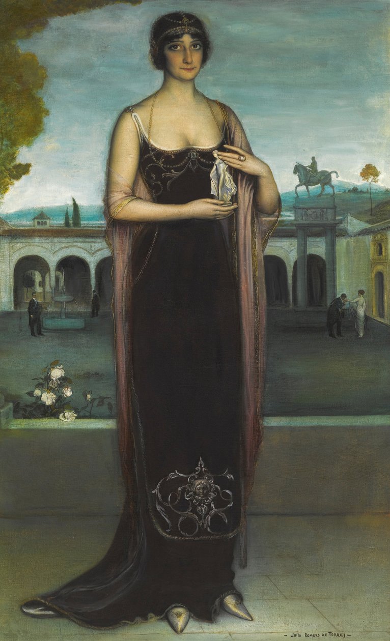 アデラ・カルボネの肖像 1890-1960 年、c. 1911年。 作： フリオ・ロメロ・デ・トーレス