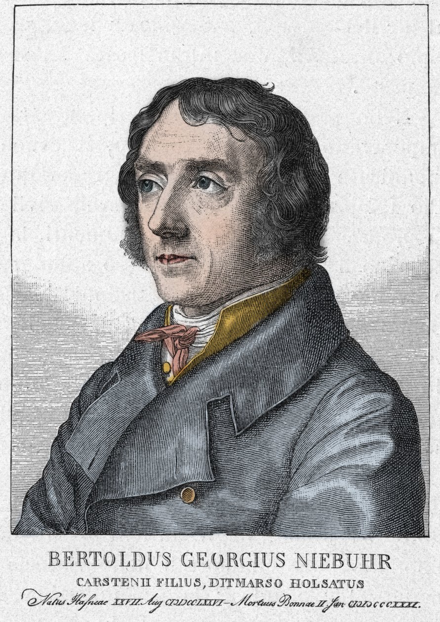 Barthold Georg Niebuhr 1776 - 1831, German historian - Portrait of Barthold Georg Niebuhr German historian (Copenhagen) 作： ジュリアス・シュノール・フォン・キャロルスフェルド
