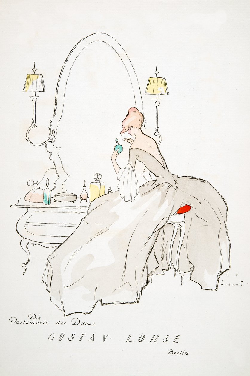 Gustav Lohse, Berlin, from Styl, pub 1922」の広告（ポショワールプリント 作： ジュップ・ウィーツ