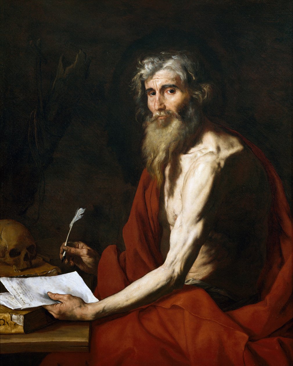 St.Jerome 作： フセペ・デ・リベラ