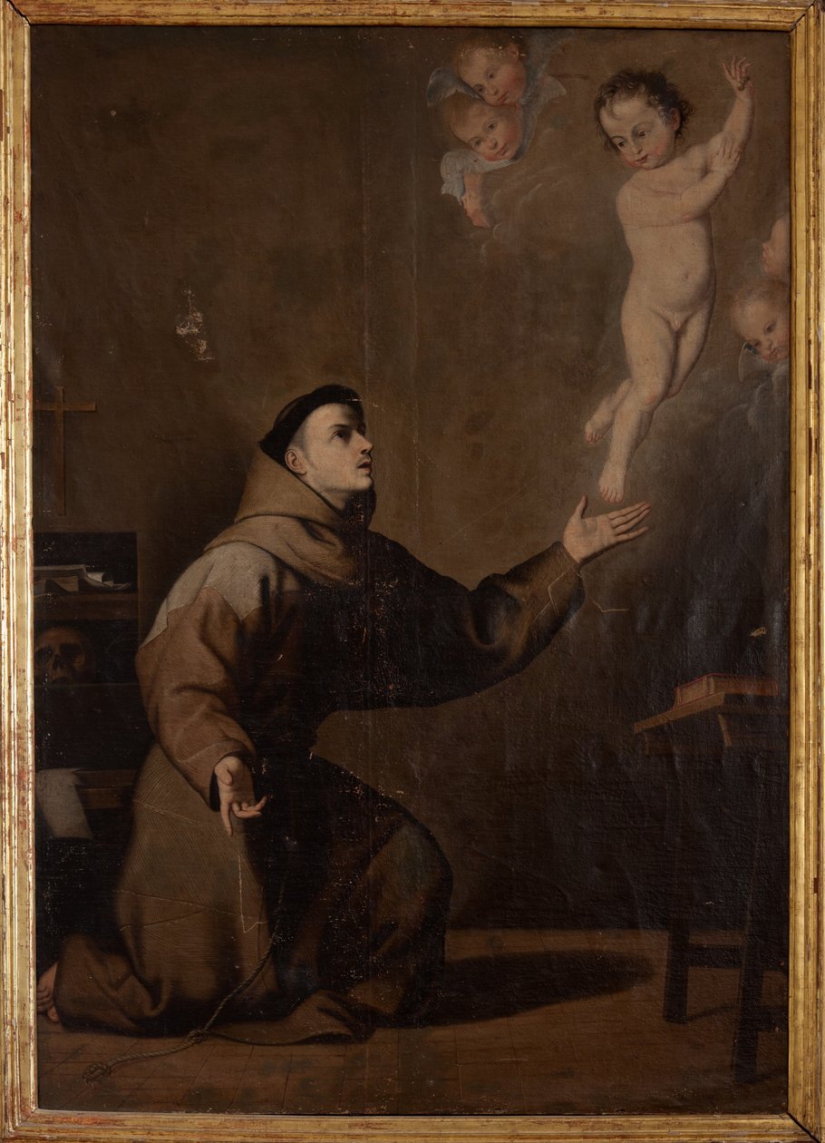 Parish museum. Painting. Saint Antony of Padua (San Antonio de Padua). Copy of José Ribera. Oil on canvas. 17th century.   1438805   ja       japanese Successfully Translated  Original: Mountain Study (watercolor on paper) Translat: Mountain Study (waterco 作： Jusepe de (c.1590 1652) (後) リベラ