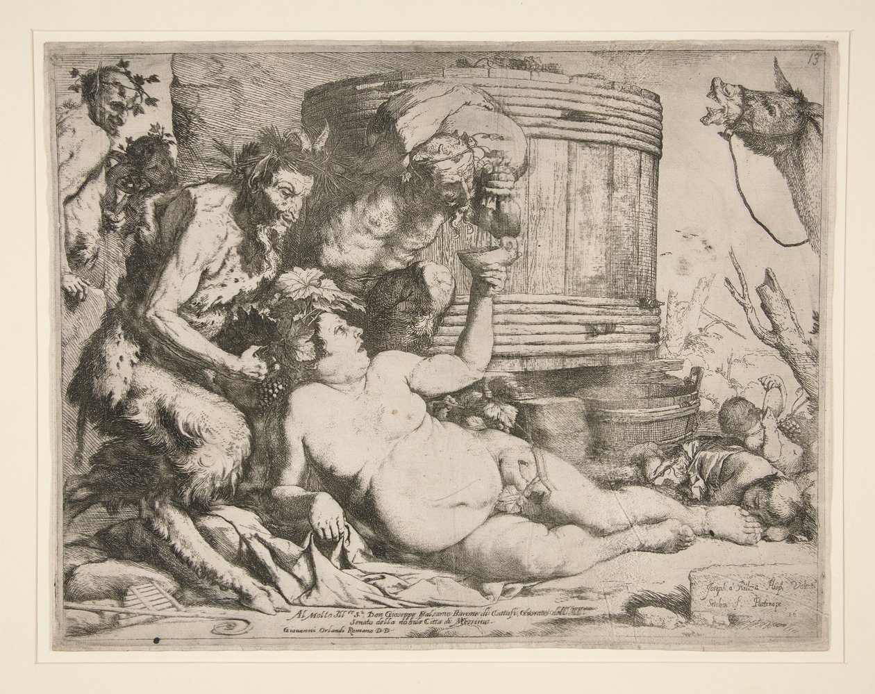 Bacchanal (Drunken Silenus) 作： フセペ・デ・リベラ